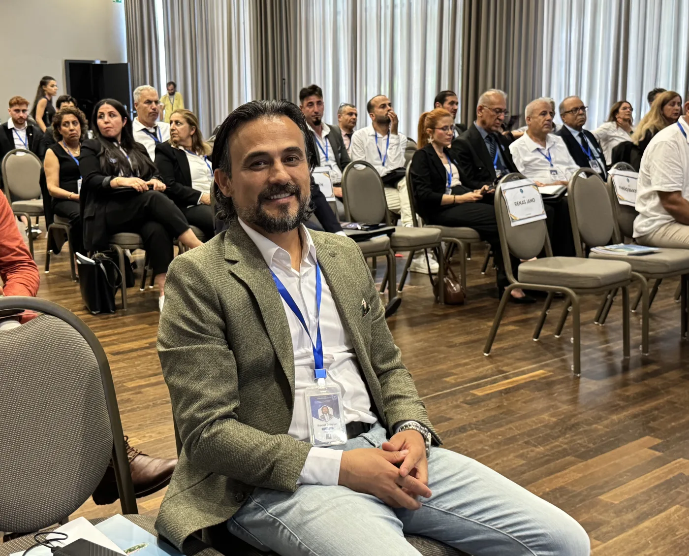 Necat Zanyar at the congress