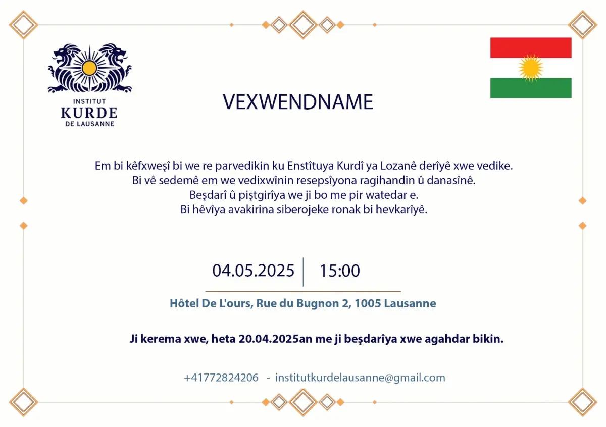 Vexwendnameya Damezrandine (Kurdi)